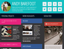 Tablet Screenshot of andybarefoot.com